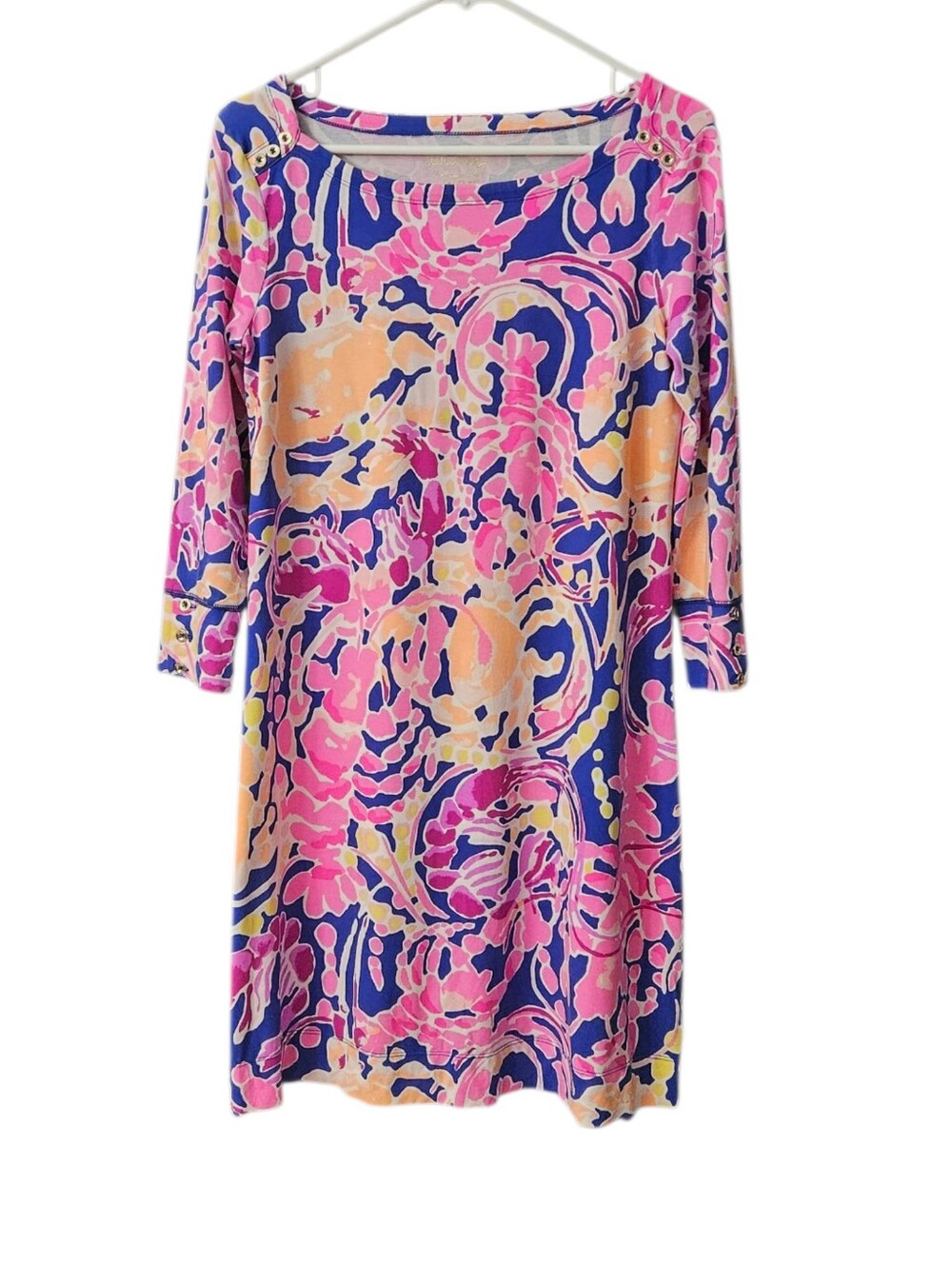 Lilly Pulitzer Sophie Dress Catch & Release Women Medium UPF 50+ Style 17412